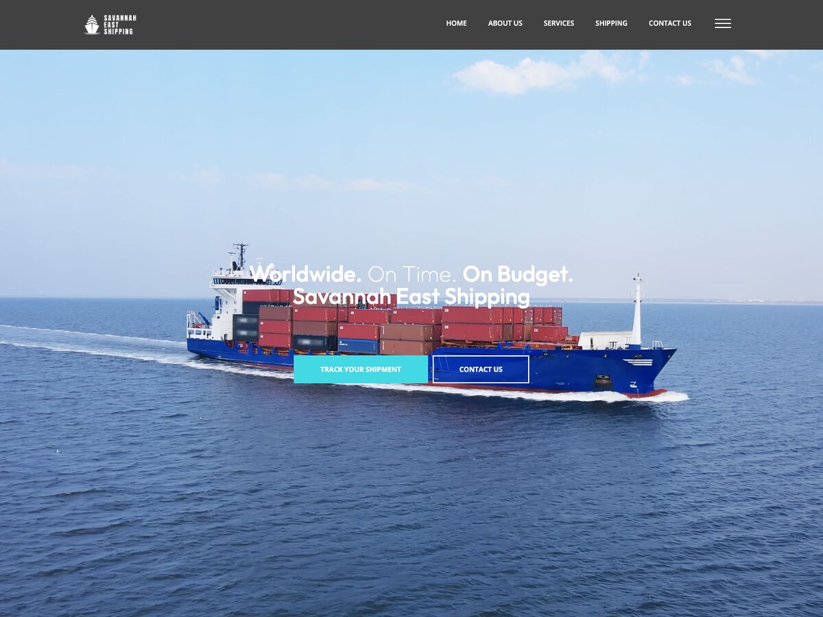 Savannah East Shipping: website