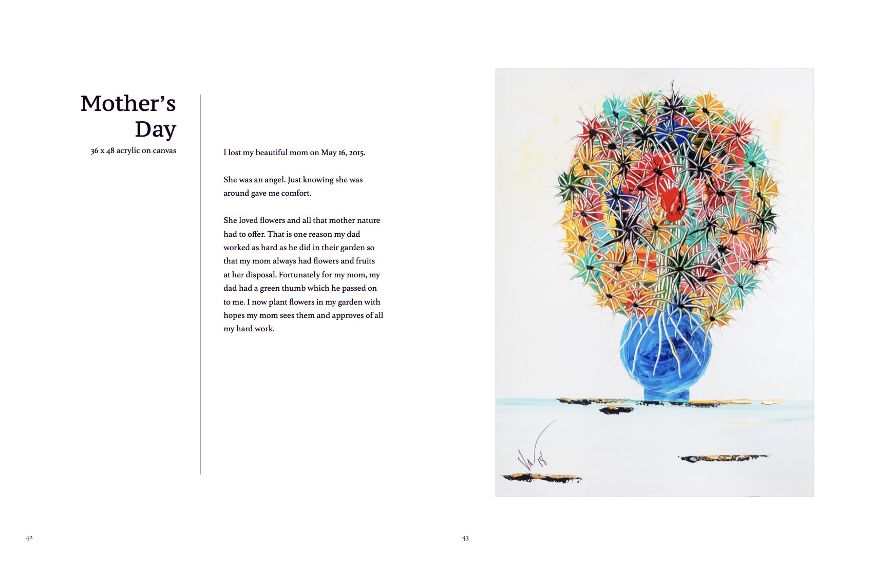 Interior spread: Mother's Day