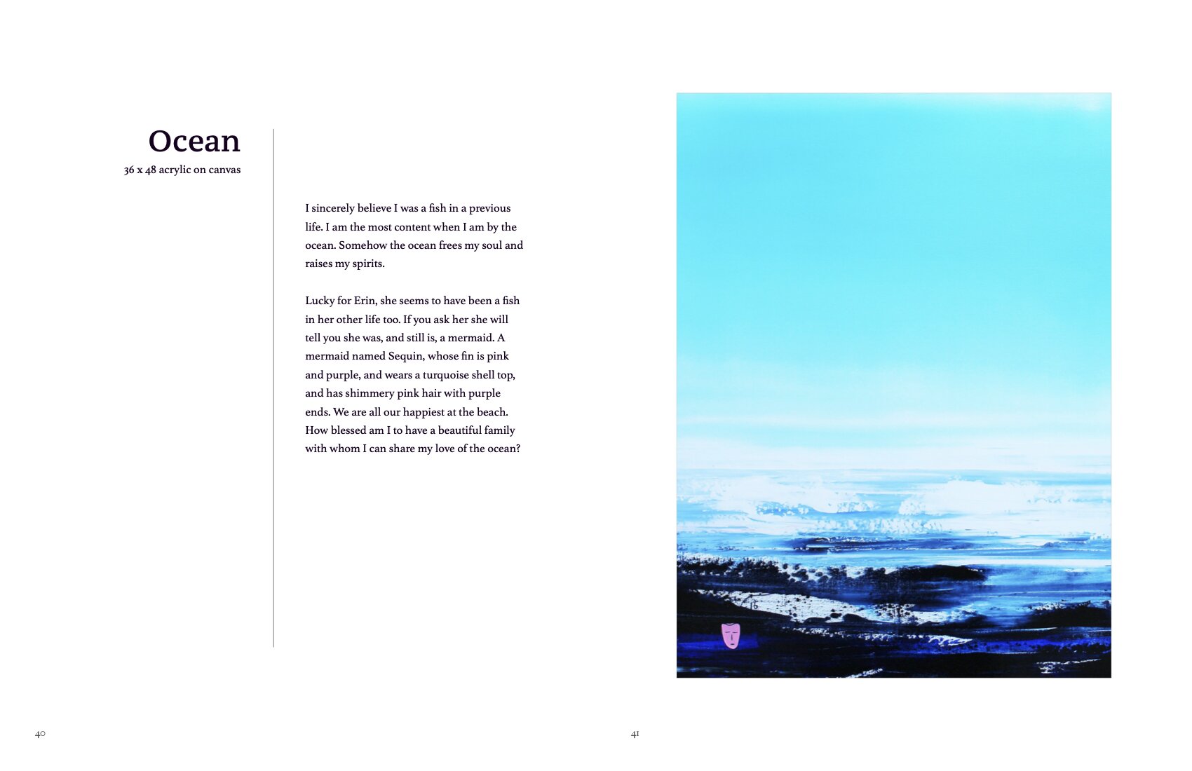 Interior spread: Ocean