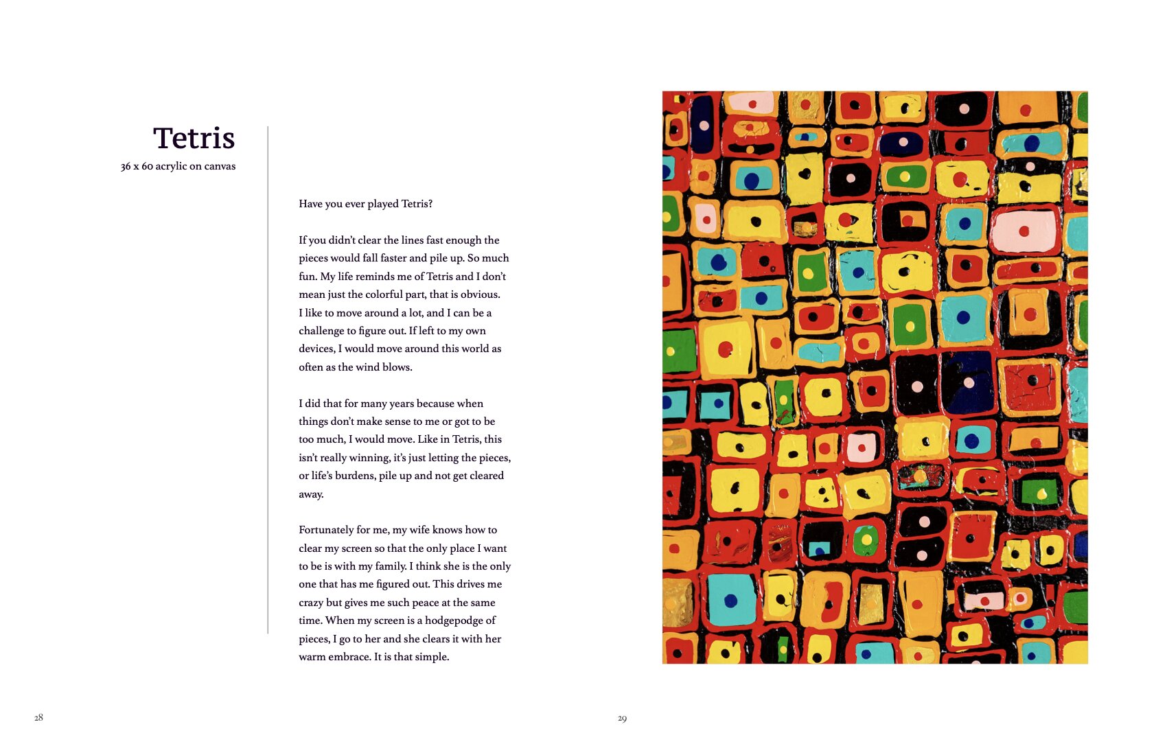 Interior spread: Tetris